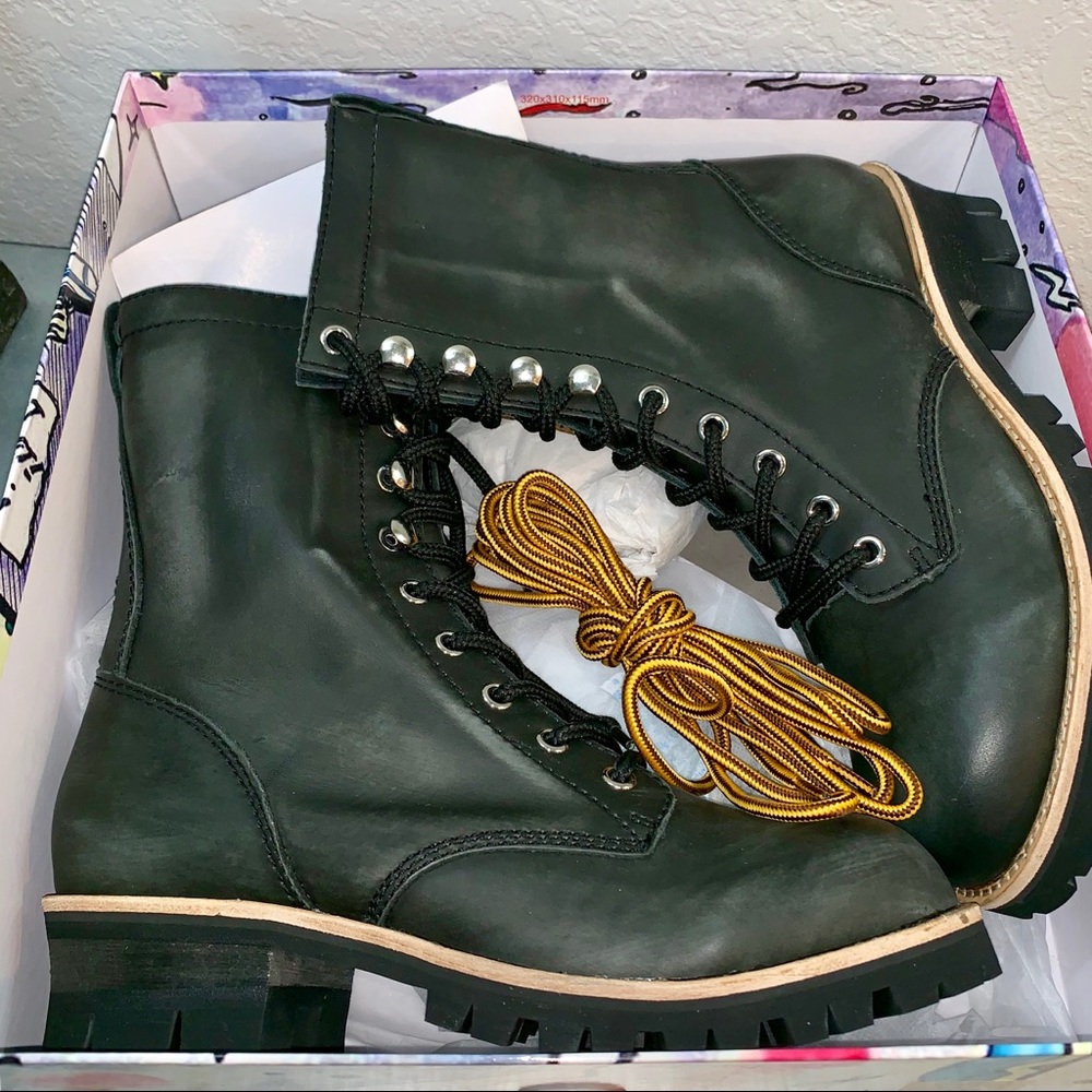 Free People by Jeffrey Campbell Leather Boots
